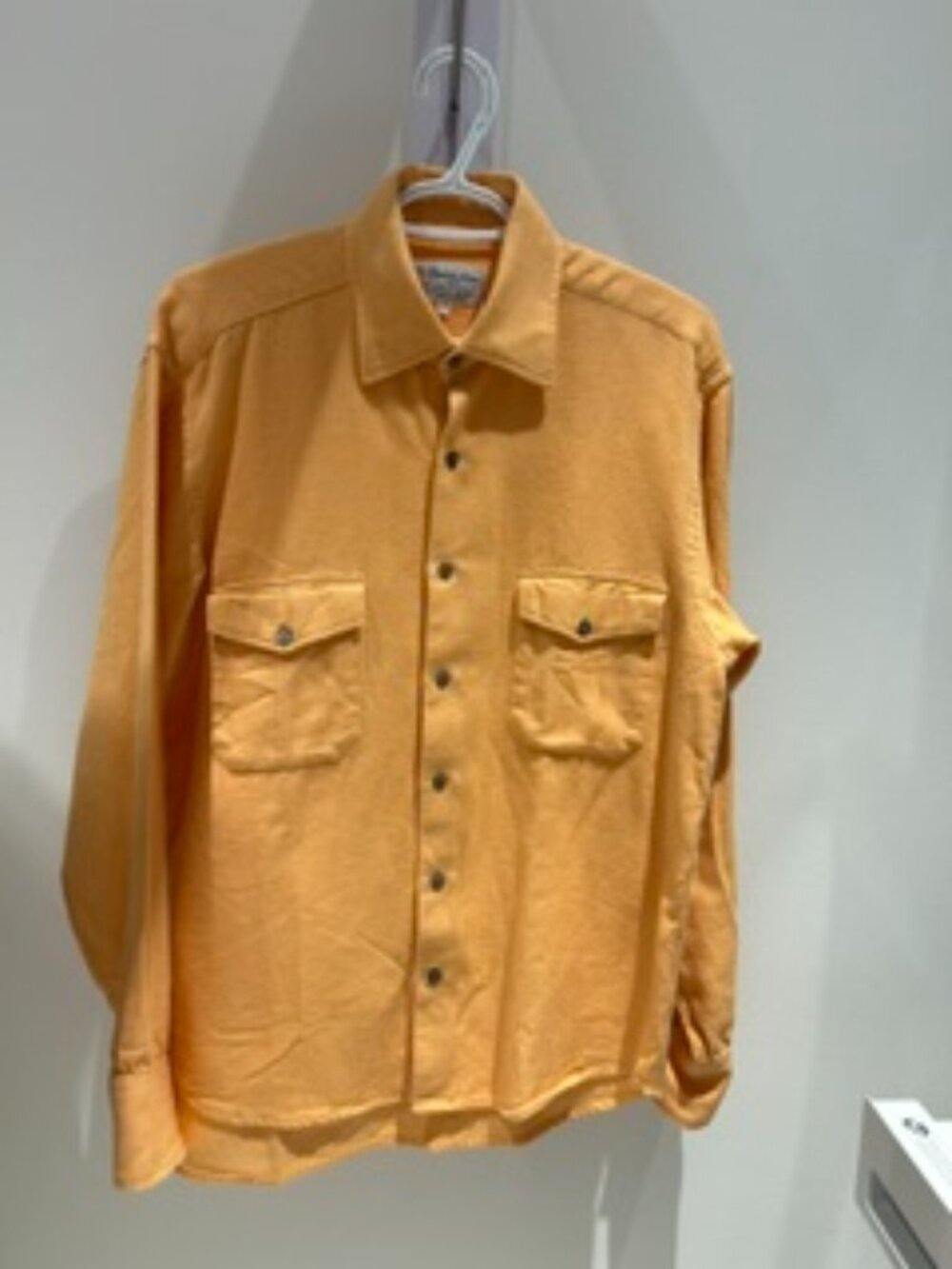 Turnbull & Asser Orange Flannel Shirt - Size M